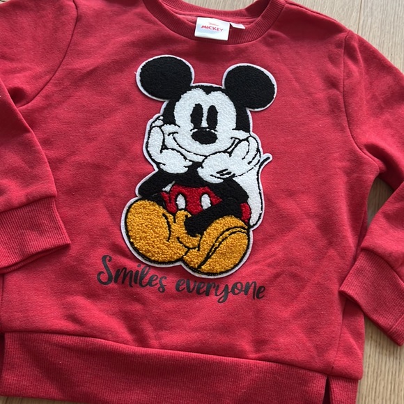 Disney Mickey Mouse smiles sweatshirt size 4 NWOT - Picture 7 of 8
